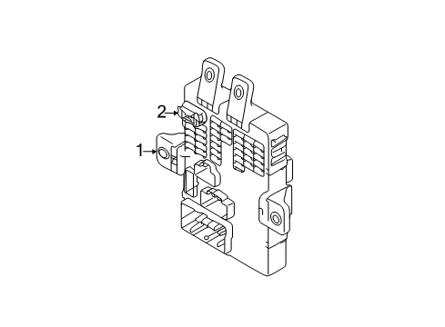 2016 Kia Sportage Fuse & Relay Instrument Panel Junction Box Assembly Diagram for 919503W013