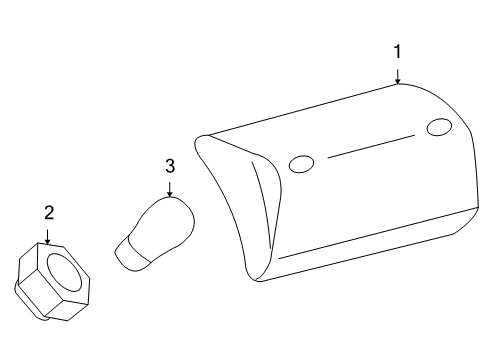 2006 Dodge Sprinter 3500 Bulbs Lamp-Center High Mounted Stop Diagram for 5103804AB