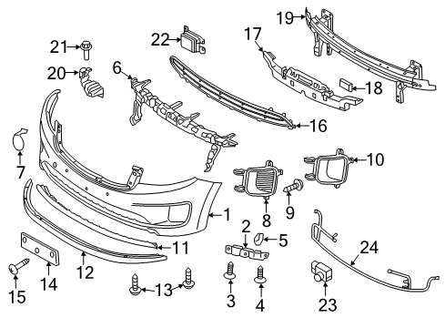 2018 Kia Sedona Parking Aid Sensor ASY-Ultrasonic Diagram for 95720A9100ABP