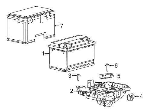 2015 Chrysler 200 Battery Battery Positive Wiring Diagram for 68191710AF