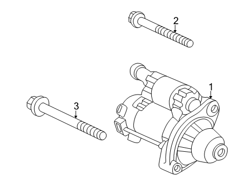 2006 Honda Element Starter Starter Motor Assembly (Reman) Diagram for 06312-RAA-505RM