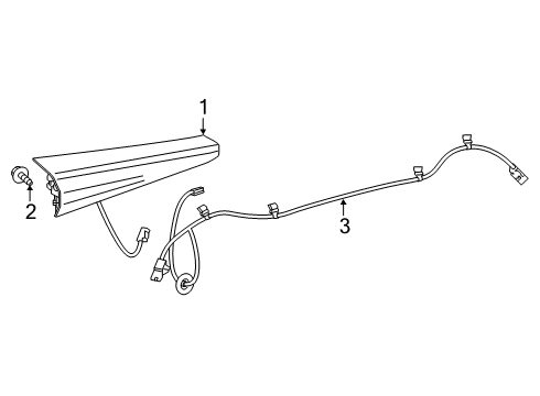 2021 Toyota Prius AWD-e Tail Lamps Lamp Assembly Diagram for 81590-47070