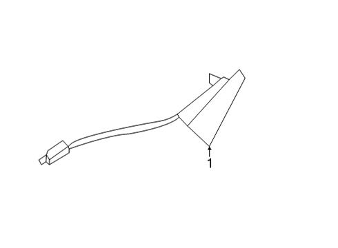 2020 Hyundai Sonata Signal Lamps Lamp Assembly-Front Turn Signal, LH Diagram for 921A1-L5000