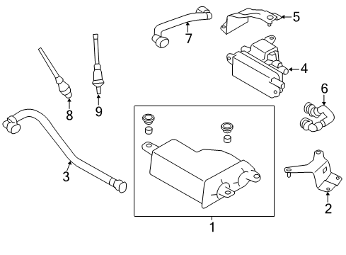 2015 Scion FR-S Emission Components Vacuum Switch Diagram for SU003-01108