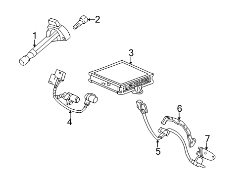 2001 Acura CL Ignition System Spark Plug (Pzfr6E-11) (Ngk) Diagram for 12290-PGE-A02
