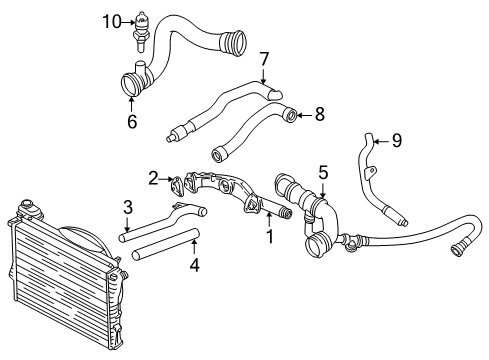 1999 BMW 750iL Hoses, Lines & Pipes Vent Hose Diagram for 11531440104