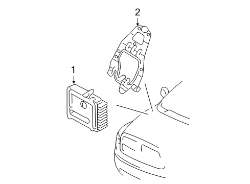 2003 Dodge Ram 1500 Electrical Components Module-Transmission Control Diagram for RL028816AC