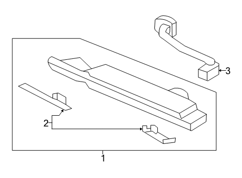 2018 Acura RDX High Mount Lamps Lamp Unit Diagram for 34271-TX4-A51