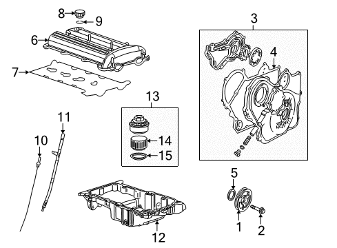 2001 Saturn L200 Filters Tube Asm-Oil Level Indicator Diagram for 24432991