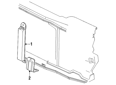 1988 GMC K1500 Power Steering Oil Cooler Cooler Asm-P/S Fluid Diagram for 26007467