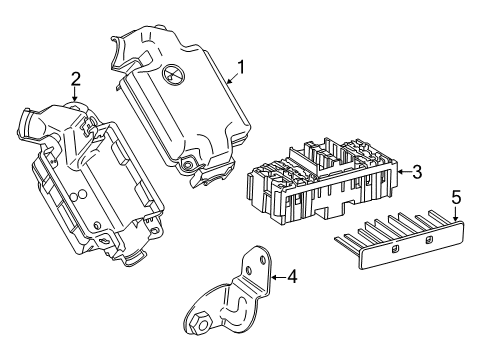 2020 Fiat 500L Fuse & Relay Relay-Micro Diagram for 6106093AA