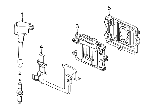 2022 Acura RDX Ignition System CONT MOD, POWERTRAIN Diagram for 37820-5YF-AF2