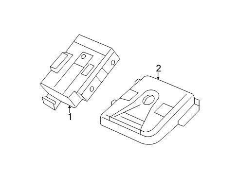 2014 Acura RLX Lane Departure Warning Camera Assembly, Lkas Diagram for 36870-TY3-A03