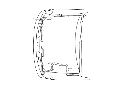 2011 Nissan Armada Wiring Harness Harness Assy-Engine Room Diagram for 24012-ZV50D