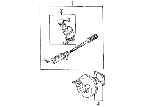 1998 Chevrolet Metro Hydraulic System Pressure Metering Valve Diagram for 18022328