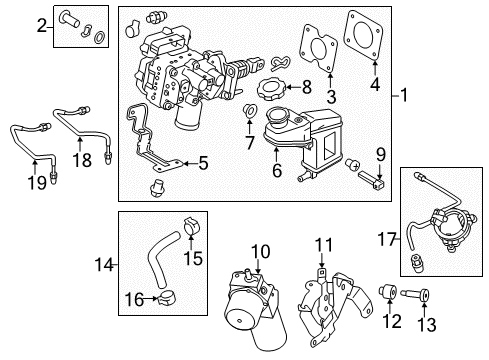 2016 Kia Optima Hydraulic System Booster Assembly-Vacuum Diagram for 59110-C1450