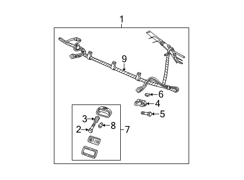 1992 Chevrolet Astro Fog Lamps Bolt/Screw Special Diagram for 16506418