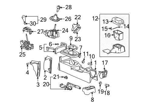 2004 Saturn Ion Automatic Transmission Drive Plate Diagram for 24410095