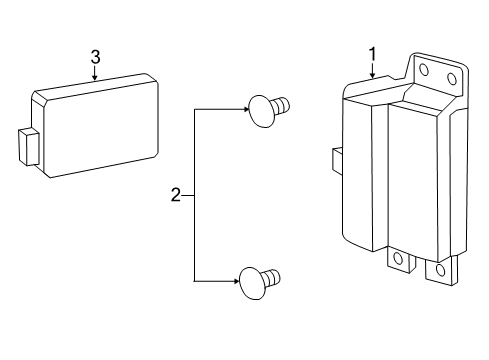 2021 Dodge Charger Electrical Components Module-Blind Spot Detection Diagram for 4672794AF