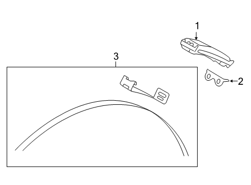 2008 Lincoln Mark LT Tire Pressure Monitoring Sensor Ring Diagram for 6F2Z-1A193-J