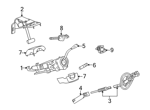 2010 Dodge Ram 3500 Switches Switch-Instrument Panel Diagram for 4602950AB