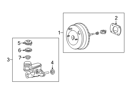 2009 Acura TL Dash Panel Components Power Set, Master (10") Diagram for 01469-TK4-A00