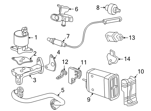 1998 Chevrolet Malibu Powertrain Control Module Asm, Powertrain Control (Remanufacture) Req Reprog Diagram for 16245305
