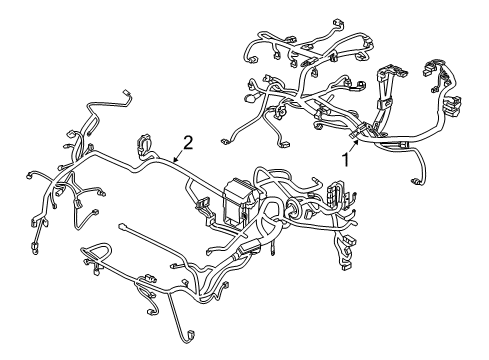 2016 Nissan Versa Wiring Harness Harness-EGI Diagram for 24011-9KN0A