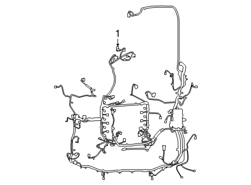2010 Ford Explorer Sport Trac Wiring Harness Wire Harness Diagram for 9A2Z-14398-EB