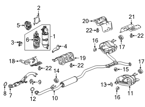 2021 Honda Accord Cruise Control SET Diagram for 36803-TVA-A16