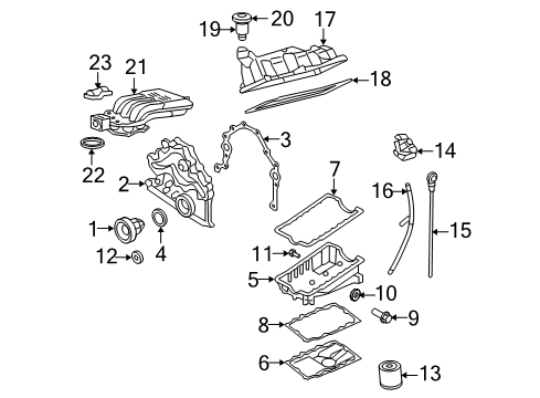 2005 Mercury Mountaineer Fuel Injection Damper Diagram for XL2Z-9F775-B