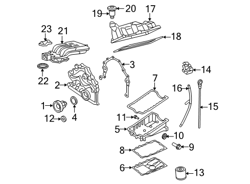 2003 Mercury Mountaineer Fuel Injection Idler Speed Control Diagram for 2R3Z-9F715-AA