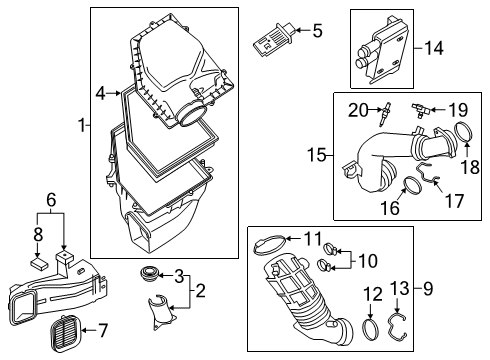 2020 BMW X3 Powertrain Control BASIC COTROL UNIT DME Diagram for 12145A059D6