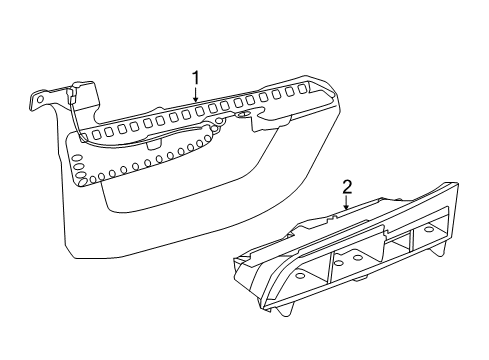 2014 BMW i3 Tail Lamps Print Circ. Board, Rear Lid Light Right Diagram for 63217379768