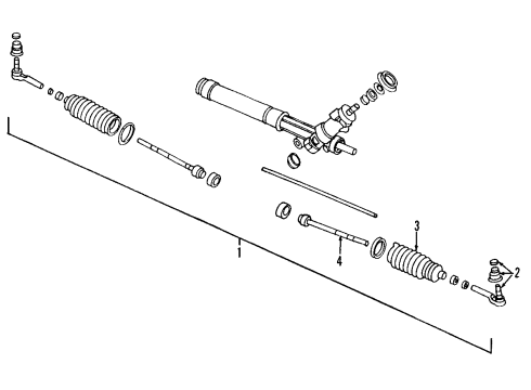 1995 Chevrolet Cavalier P/S Pump & Hoses, Steering Gear & Linkage Hose Asm-P/S Diagram for 26047656