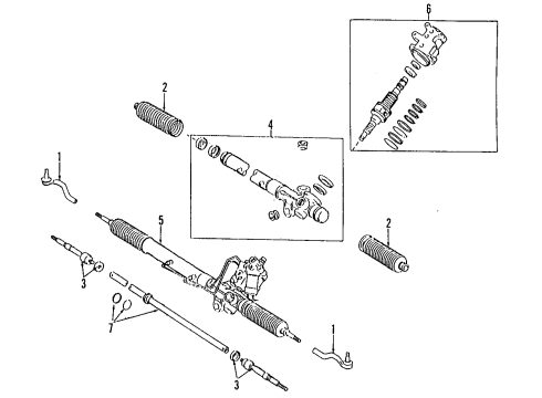 1994 Toyota Supra P/S Pump & Hoses, Steering Gear & Linkage, Speed Sensitive Steering Control Module Diagram for 89650-14080