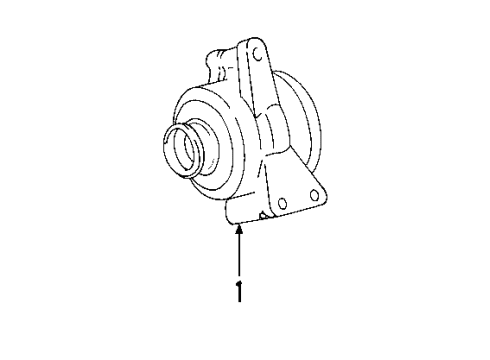 2002 Lincoln LS Alternator Alternator Diagram for XW4Z-10V346-ACRM