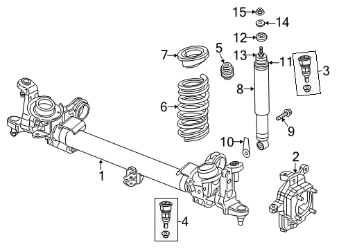 2017 Ram 3500 Shocks & Suspension Components - Front Front Coil Spring Diagram for 68172107AA