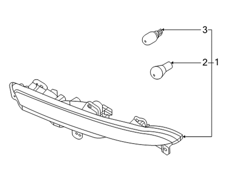 2022 Kia Carnival Side Marker Lamps Lamp Assembly-Side T/SIG Diagram for 92406R0000