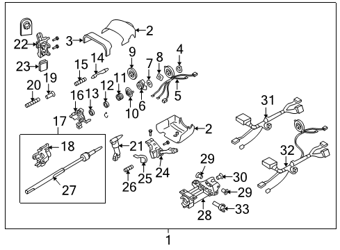 2003 Chevrolet SSR Switches Switch, Parking/Neutral Position & Back Up Lamp Diagram for 24229422