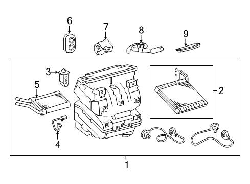 2014 Scion tC Switches & Sensors Drain Hose Diagram for 88539-21030