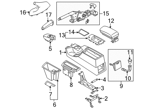 2007 BMW X3 Parking Brake Left Hand Brake Bowden Cable Diagram for 34403400795