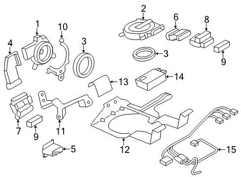 2017 Nissan Armada Driver Seat Components Cushion Diagram for 876D1-1LD8A