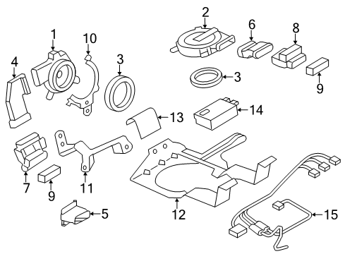 2017 Nissan Armada Driver Seat Components Bracket Diagram for 873D8-1LD9A