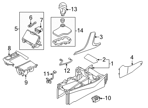 2017 Hyundai Azera Heated Seats Jack Blank K Assembly-Hands Free Diagram for 96120-E7500