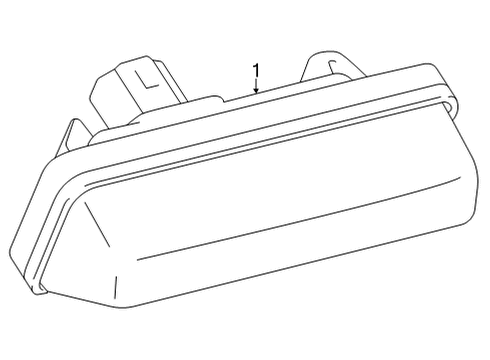 2018 Toyota Mirai License Lamps License Lamp Diagram for 81270-33100