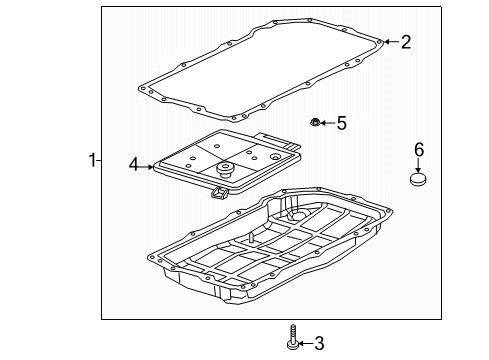 2020 Jeep Wrangler Case & Related Parts Filter-Transmission Oil Diagram for 68417054AB