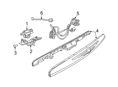 2007 Chrysler Pacifica Electrical Components Lamp-Lamp Diagram for 68002041AA