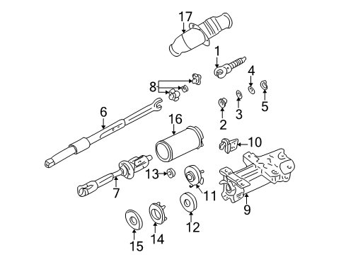 2000 Buick LeSabre Stability Control Sensor Diagram for 25737829