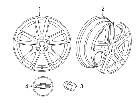 Diagram for 2015 Chevrolet SS Wheels 